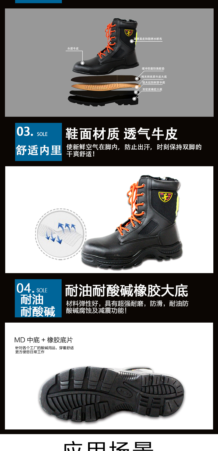 搶險救援靴凱夫拉底_05