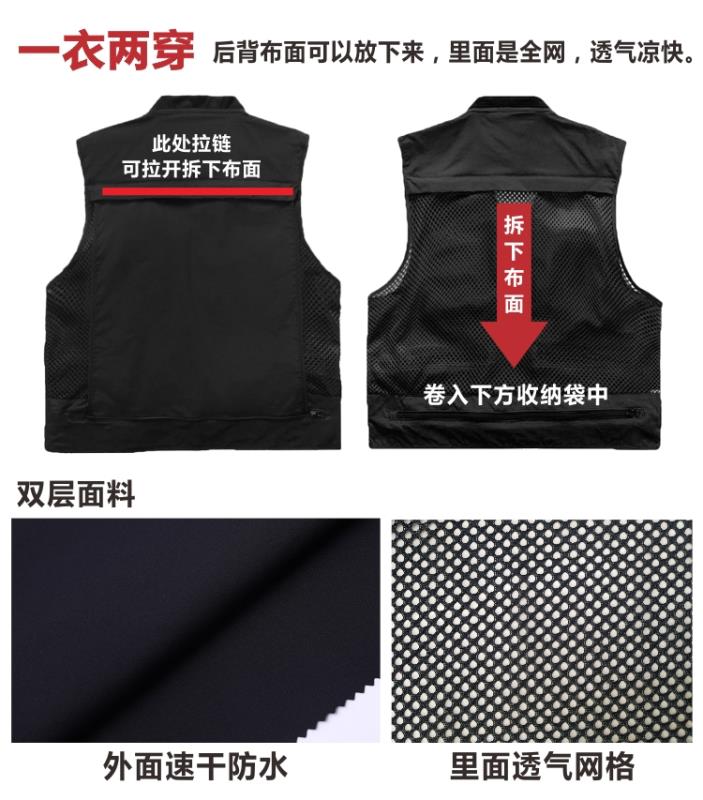 現場勘查多功能網眼馬甲，現場勘查馬甲2