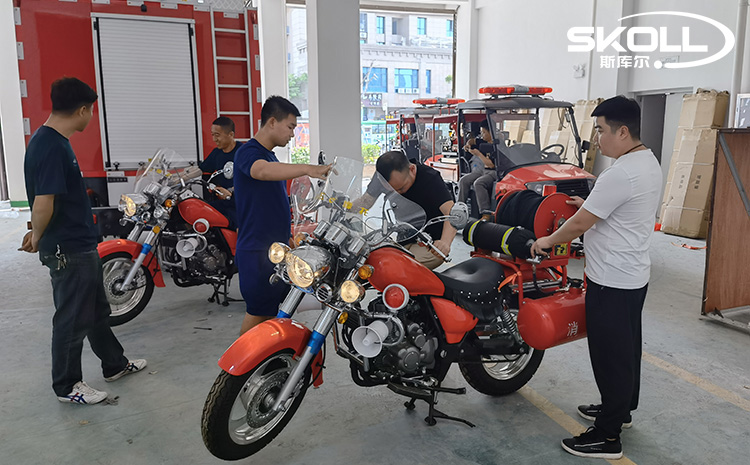 細(xì)水霧二輪消防摩托車
